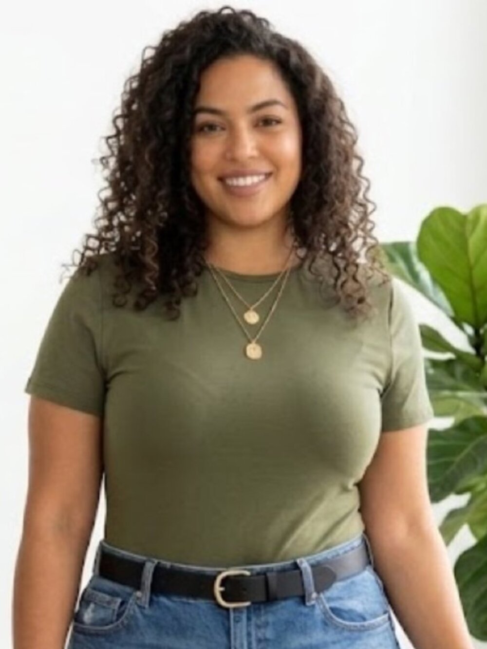 Auden Olive Green Bodysuit Soft Stretch Basic Women's Size XXL NWT